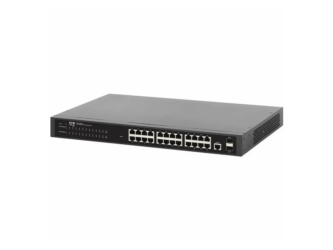 Tripp Lite 24-Port Managed Gigabit Ethernet Switch - Layer 2 - 1 Gbps, 2x GbE SFP Ports - 1U - 24 Ports - Manageable - Gigabit Ethernet - 3 Layer Supported - 16.70 W Power Consumption - NGS24C2-1