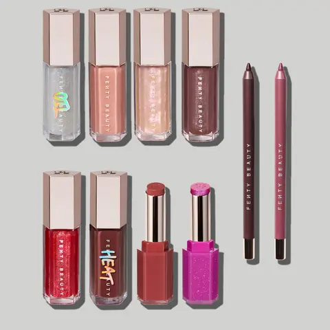 The Fenty Beauty Lip Vault 10-Piece Lip Gloss + Liner Set