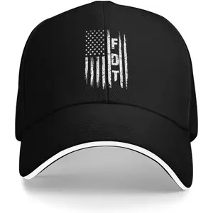 Fdt Men Women Baseball Cap Sandwich Black Adjustable Mom Dad Travel Dailytruck Sun Hats Fitted Hats