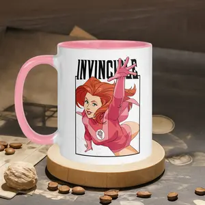 Atom Eve Coffee Mug, Invincible Samantha Eve Wilkins Ceramic Cup, Superhero Fan Gift