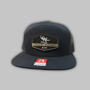 Black Hex Woven 7 Panel