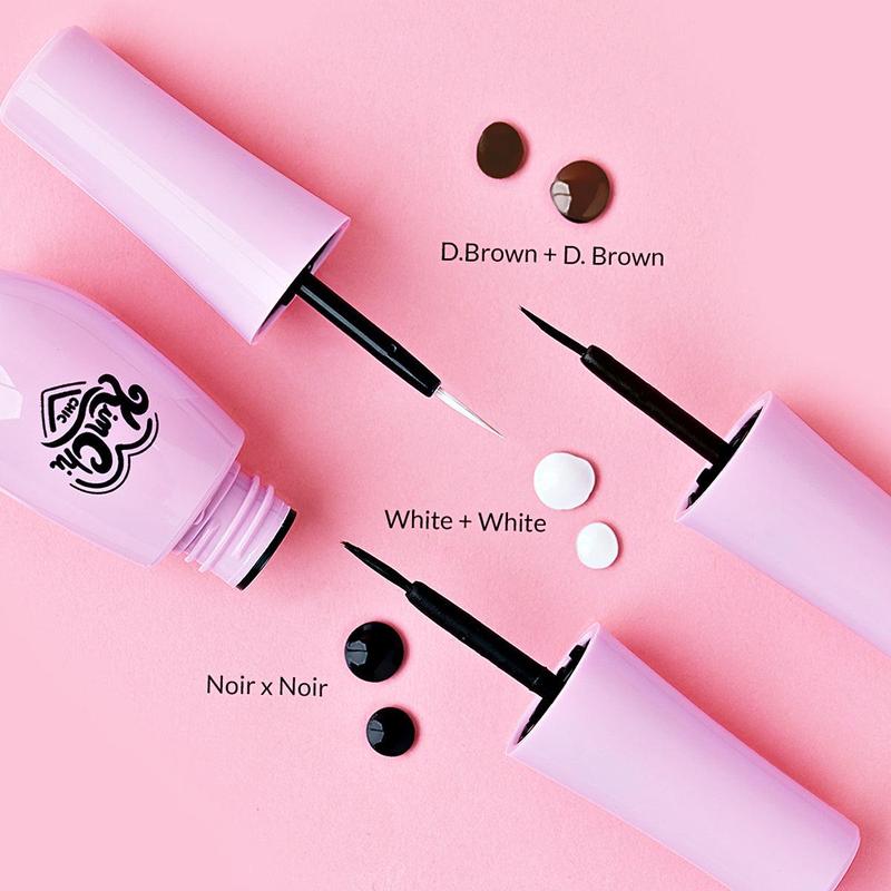 KimChi Chic Beauty Effin Eyeliner - Vegan Cosmetic Makeup, Long-lasting, and Smudge-resistant Brush Eyeliner