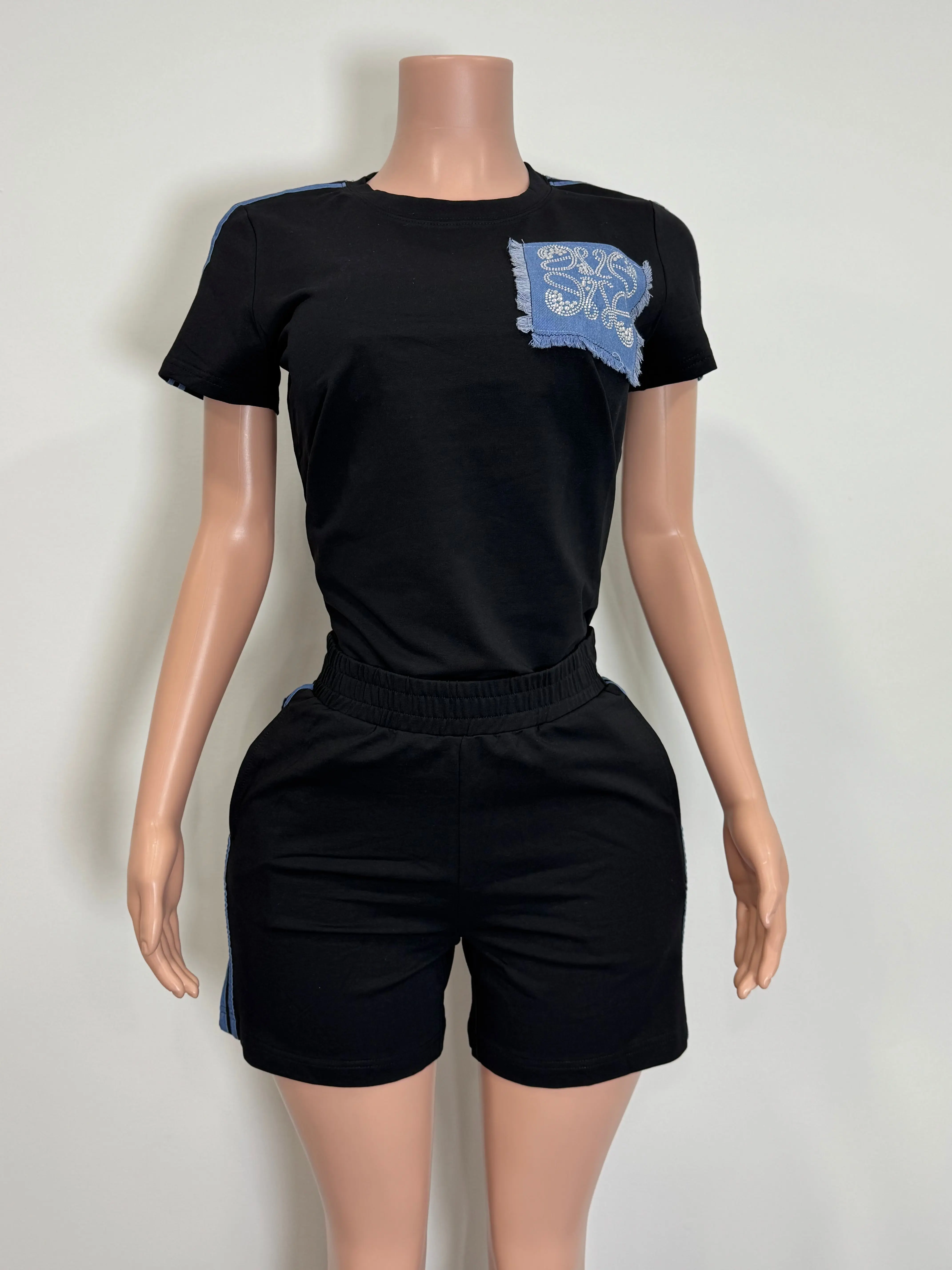 N1542 Denim Patch Street Set