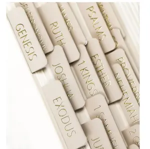 Laminated Bible Tabs for Women and Men, Bible Study Tabs, Bible Study Journaling Supplies, Bible Book Index Tabs