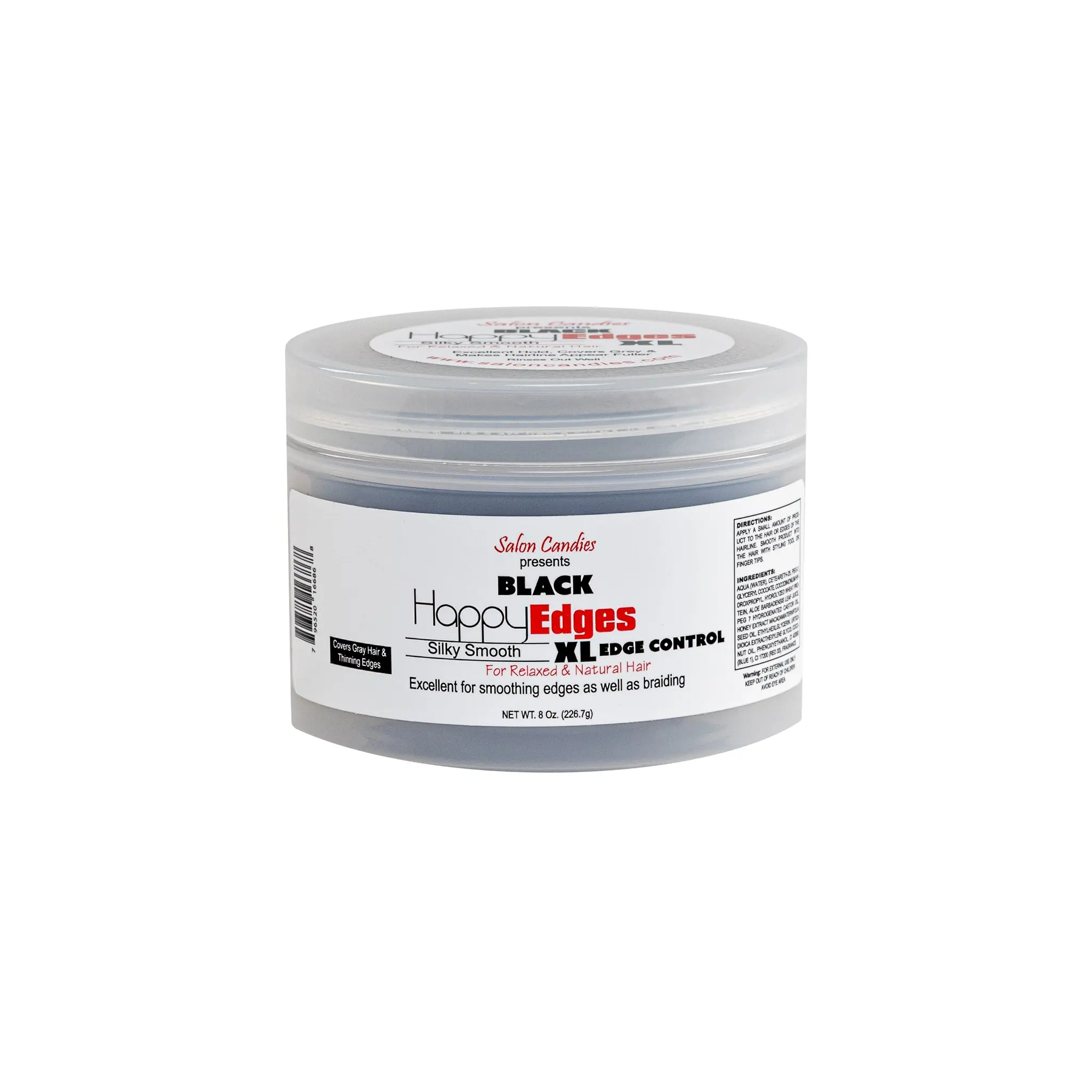 Unisex Black Edge Control Mousse-Gel Haircare Product, Protein Blend Formula, Rich Tint, Smooth Edges & Lines, Fuller Hairline Promoter, Perfect Slick Back Styling Aid, Pompadour & Side-Part Mousse & Gel
