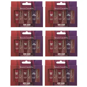 Sets Tratamiento Labial Tono Wine Down Beauty Creations - Venta al por Mayor 6 Sets (LT-SET2)