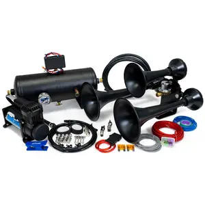 HornBlasters Outlaw 2-Gallon Train Horn Kit | 2-Gallon 150 PSI | 12-Volt DC - Automotive