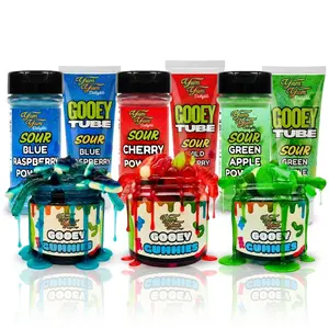 Tiktok Viral Candy Bundle Gooey Gummies Candy Powder Gooey Tubes