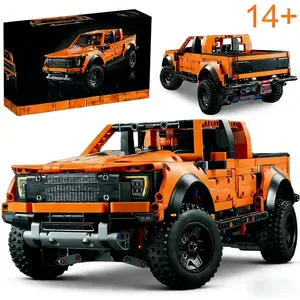 Ford Raptor Building Brick Car Set Building Block 1379 Pieces Compatible with Lego Bricks, Best Gift for Boys, Lego Alternative, Holiday Gift
