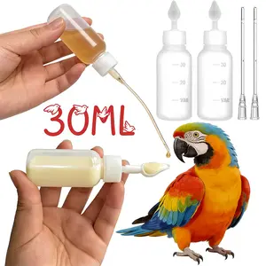 30ML Baby Bird Feeding Kit, Parrot Milk Powder Feeder, Chick Nursing Bottle with Scale, Bird Spoon, Feeding Tube, Bird Feeding Tools