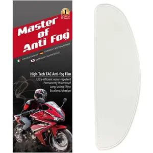 Universal Motorcycle Full Face Helmet Shield Anti Fog Film,Clear Visor Lens Insert Fog Resistant Waterproof Sticker