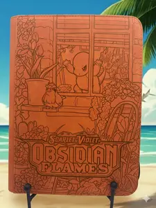 Obsidian flames master set 9-pocket sleeved binder