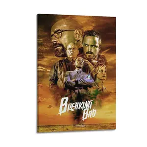 Breaking Bad Canvas Painting Oil Painting Wall Art Canvas Poster Decorative Painting Corridor Decoration Home Ornaments Photo Artistic Room Print