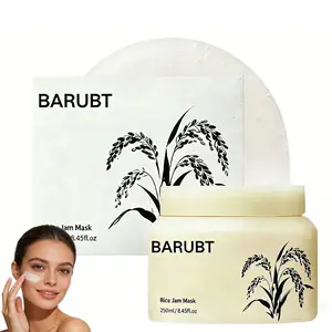 Rice Exfoliating Mask |Brightening & Hydrating Wash-Off Mask for Face & Body (8.45fl. oz)| Gentle Exfoliation, Glowing & Smooth Skin, Lightweight Moisturizing, Radiant & Suitable for Any skin