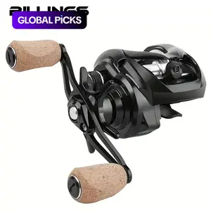 BILLINGS TR200 Series 7.3:1 Gear Ratio Baitcasting Reel, 18LB Max Drag Baitcasting Reel, Fishing Reel for Freshwater Saltwater, Fishing Accessories, Fishing Supplies, Fishing Gear Set #GLOBAL PICKS