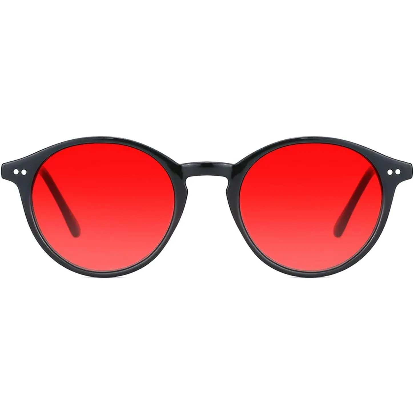 TIJN Blue Light Blocking Glasses Men Women Vintage Thick Round Rim Frame Eyeglasses