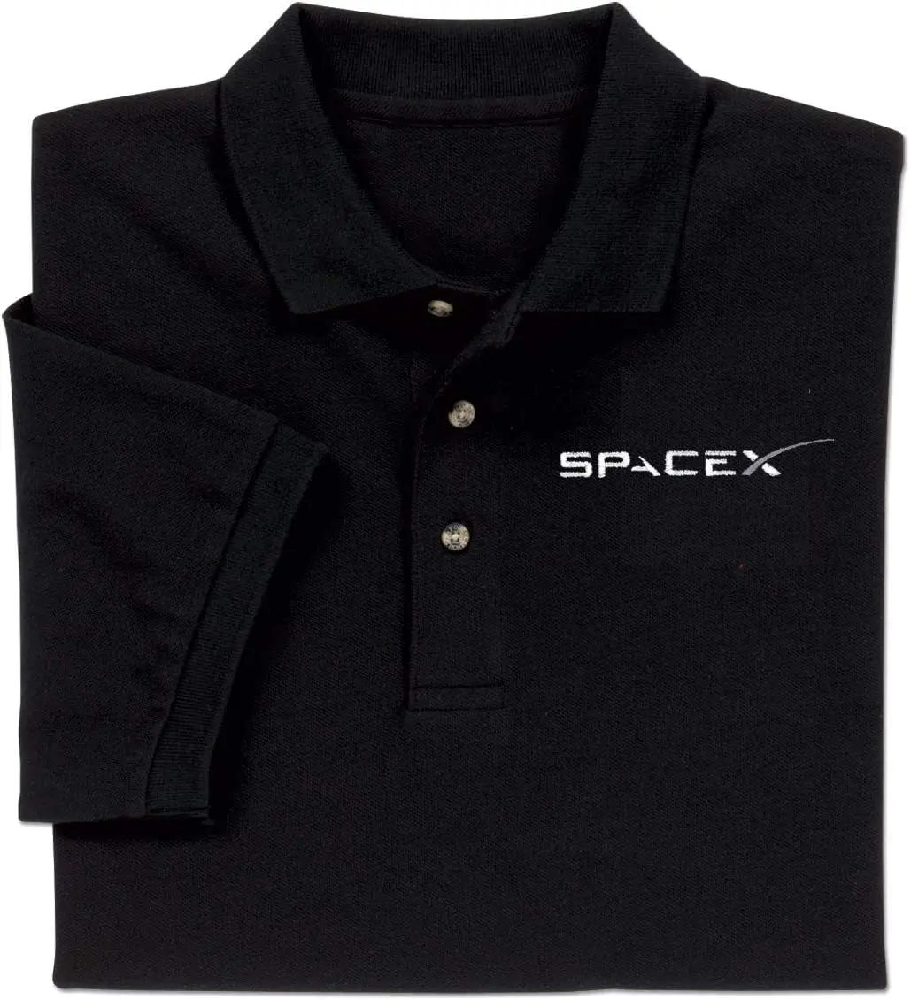 Elon Musk Falcon Dragon Spacex Shirt Logo Polo Golf for Men Women