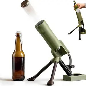 2026 New Bottle Cap Launcher Cannon Opener, 51mm Beer Opener, Novelty Shooting Opener, Bar Party Game Gift, Bar and Office Decor