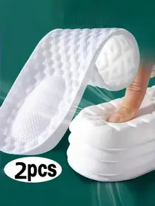 Ultra-Soft Running Shoe Insoles, Lightweight Insoles, Shock Absorbing Sole, Adjustable Size (1 Pair), Perfect for Sports Shoes, Comfortable Footwear, Soft Cushioned Insoles