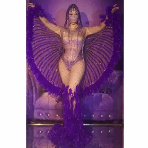 Purple Dime bodysuit