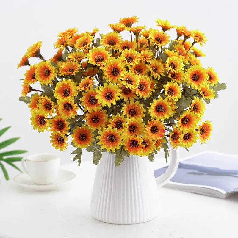 5 pcs Yellow Daisies