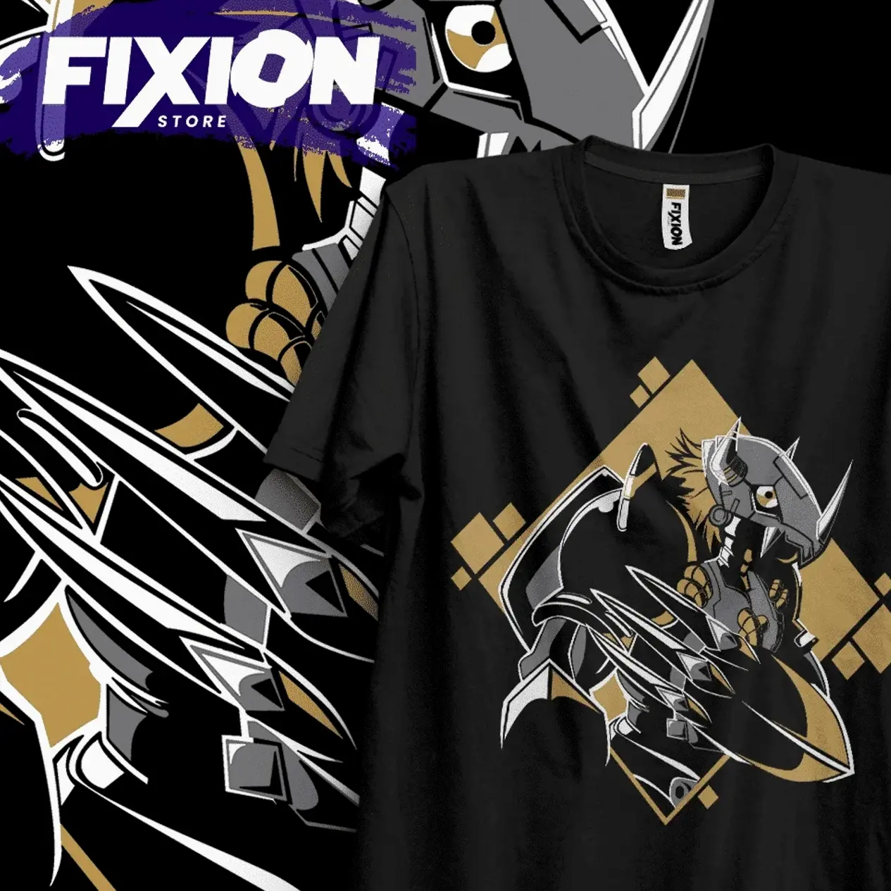 T-shirt For Anime Digimon – BlackWargreymon [N] N#02 Mange Tee RLN