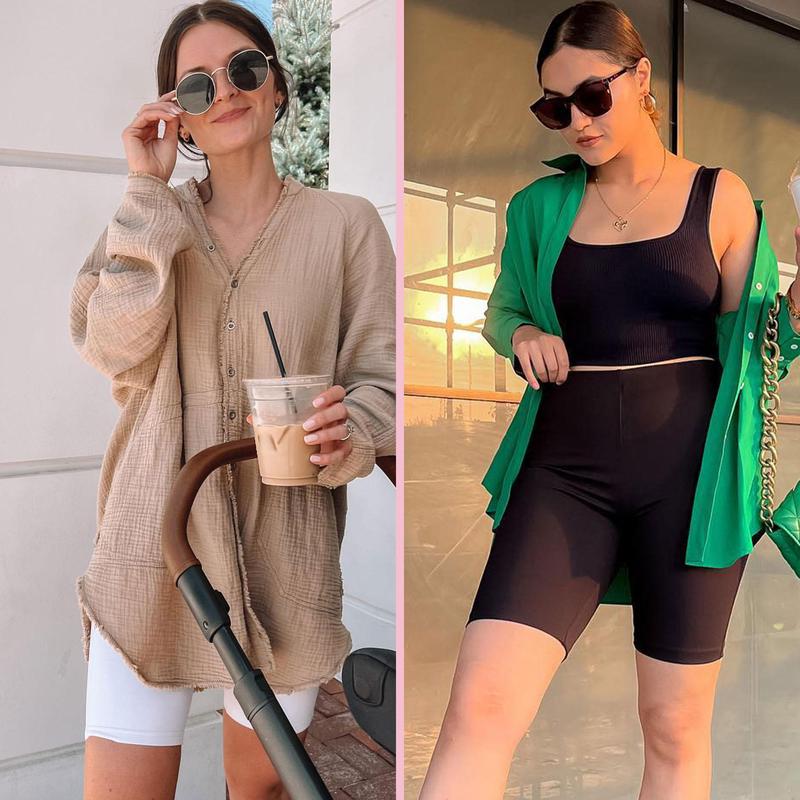 Showitty 1/3 Pack Biker Shorts Women with Pockets 11” Shorts High Waist Casual Daily Wear Comfortable Fit Showitty 1/3 Pack Biker Shorts Women with Pockets 11” Shorts High Waist Casual Daily Wear Comfortable Fit