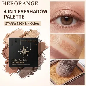 Nuo Nuo Pink - HR1045 Moonlight Sunbeam 4-Color Eyeshadow Palette