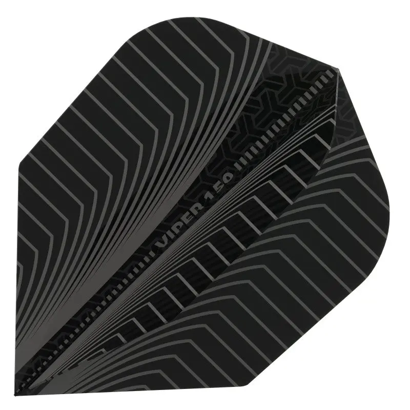V-150 Darts, Slim Standard Black Darts with 150 Micron Construction, Extra Control for Adults to Enhance Your Game, High-Strength, Higher Speeds, Uv Textured, Sleek Graphics