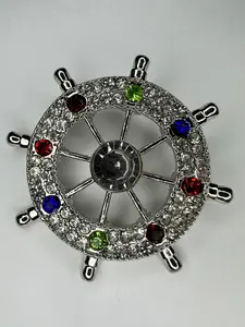 gift The SnapBliss Anchor Snap Charm Bedazzled Multicolored , Fun Snap-On Charms for SnapBliss Cup Bracelets, Personalize Your Tumbler (or Any Drinkware) with Unique, Trendy, Interchangeable Accessories and Charms. ideal holiday