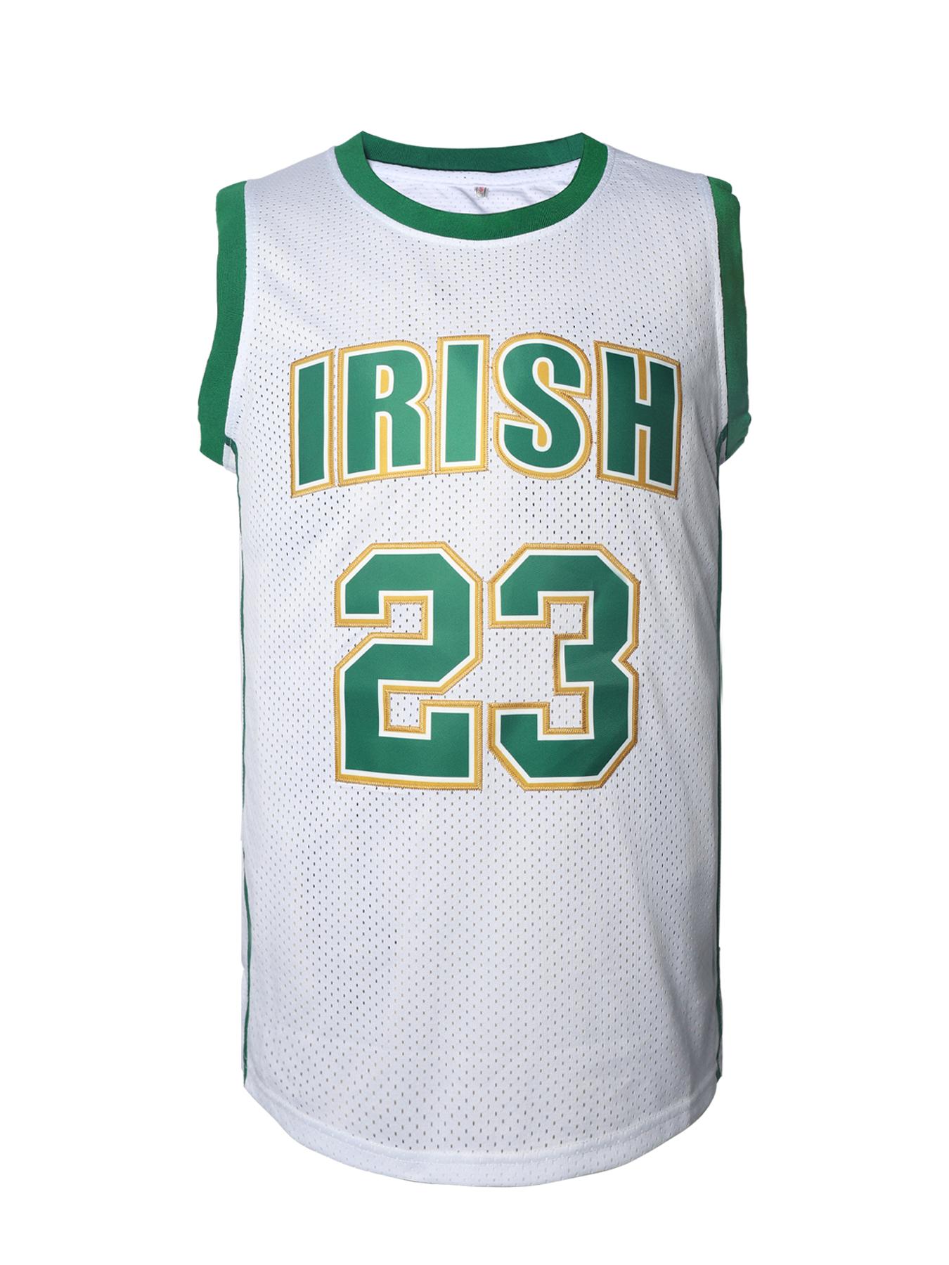 Classic #23 James Stitched Basketball Jersey High School Training Vest Breathable Mesh Athletic Tank Top for Game & Streetwear