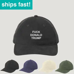 Anti Trump anti fascism anti fascist hat Fu*ck donald trump embroidered feminist hat Not my president corduroy hat embroidery