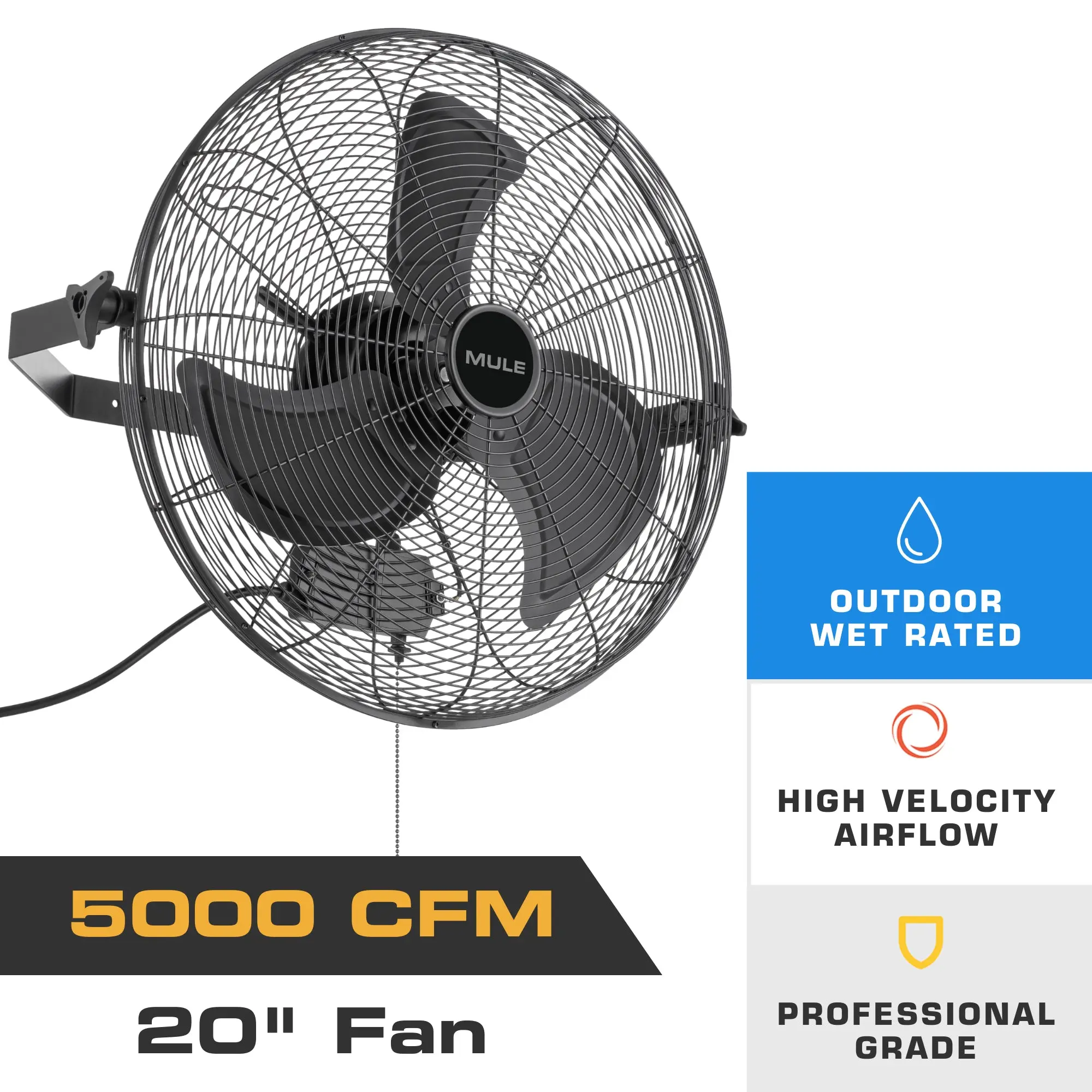 MULE Outdoor Fan™- Wet Rated