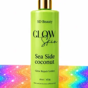 Sea Side Coconut Body Lotion - Hydrating Moisturizer for Soothing Skin, Long-Lasting Hydration Retention,  hydrate , 12oz