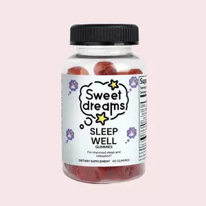 Radiant Life Essentials Sweet Dreams Sleep Well Gummies (Adult) - Passion Fruit Flavor, 60 Gummies - Supplement, Healthcare Fitness Edible