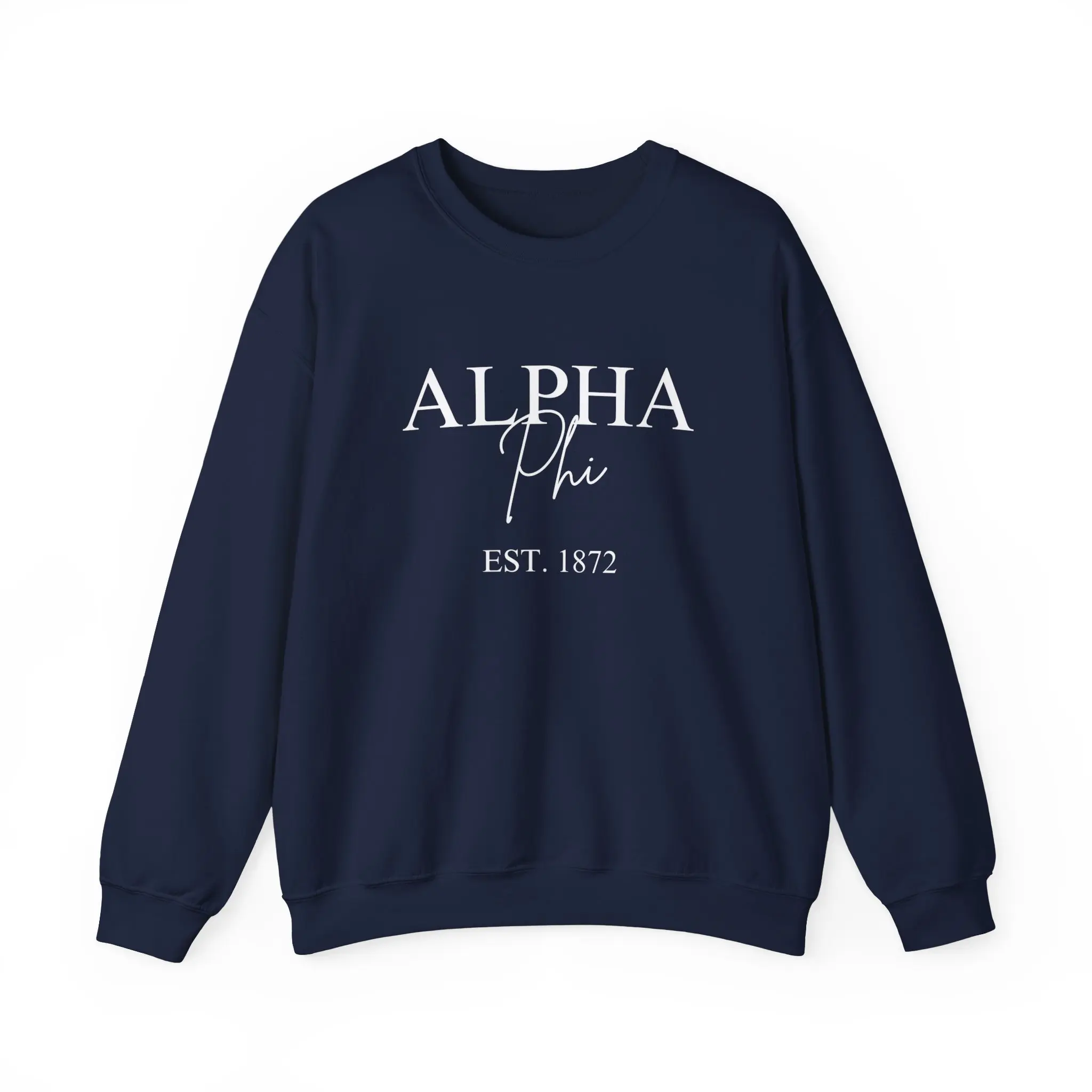 Alpha Phi Sorority Sweatshirt, Customizable Trendy Design, Big/Little Gifts, Personalized Greek Apparel, College Clothing