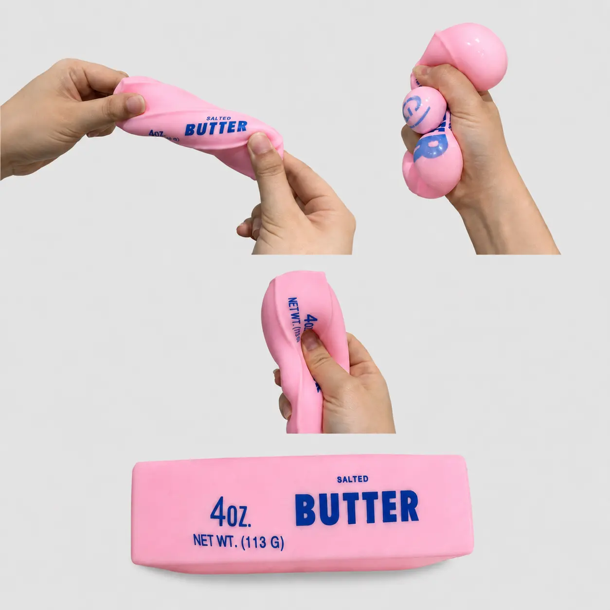 [Dealsforyou] Butter Bar Squishy Toy - 4oz Flour-Filled Squishies, Soft Scented Stretchy Fidget Toy for Desk, Travel, Quirky Gifts