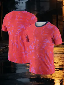 Men's Summer Sports Short Sleeve Shirt, Costa Rica Memorial Soccer Jersey T-Shirt, Quick-Dry Sweat-Wicking Fabric, Suitable for Intense Sports & Daily Wear