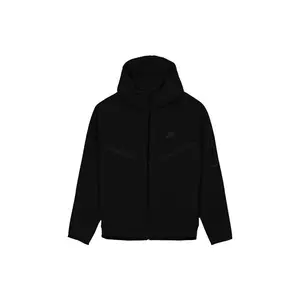 Nike Sportswear Tech Fleece Windrunner Full Zip Hoodie (FW24) Black/Black (men) by StockX