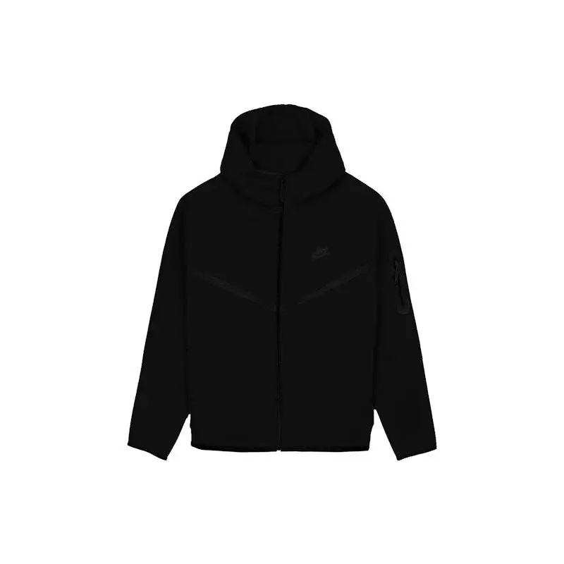 Nike Sportswear Tech Fleece Windrunner Full Zip Hoodie (FW24) Black/Black (men) by StockX Nike Sportswear Tech Fleece Windrunner Full Zip Hoodie (FW24) Black/Black (men) by StockX
