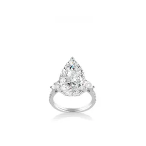 VAMERAY #12116 18 Carat Pear White Ring
