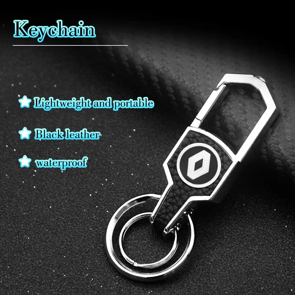 3D Metal Car Keychain, Renault Logo Keyring, Car Decoration Accessory, Durable & Stylish Design, Perfect Gift Idea