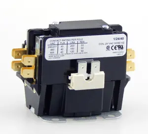 TRADEPRO TP-CON-1/24/40 - Contactor With Shunt - 1 Pole, 24 VAC, 40 Amp