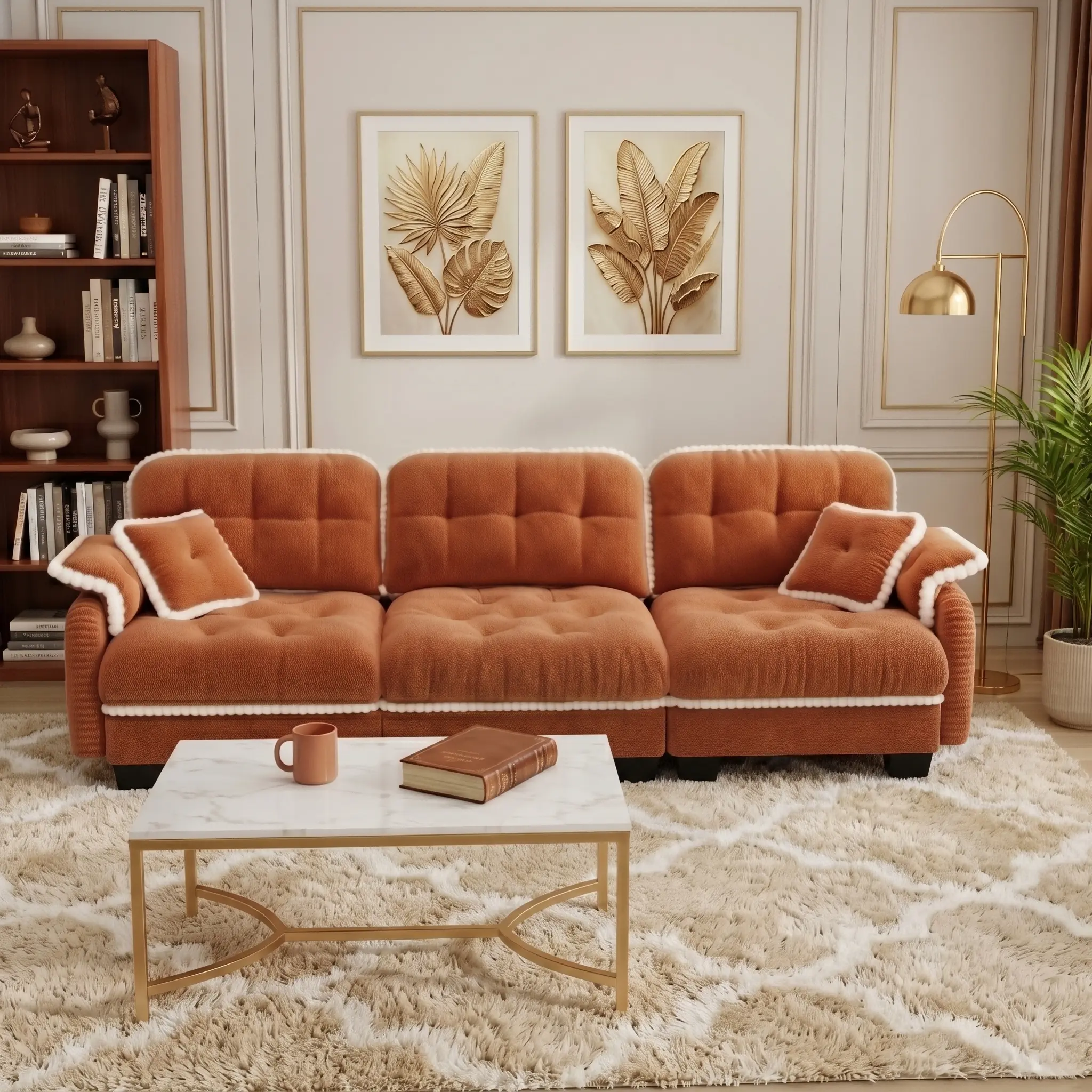 Orange & 3 Seat