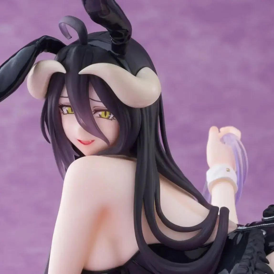Overlord Albedo Bunny Girl Exquisite Beautiful Girl Figure Model Desktop Ornament