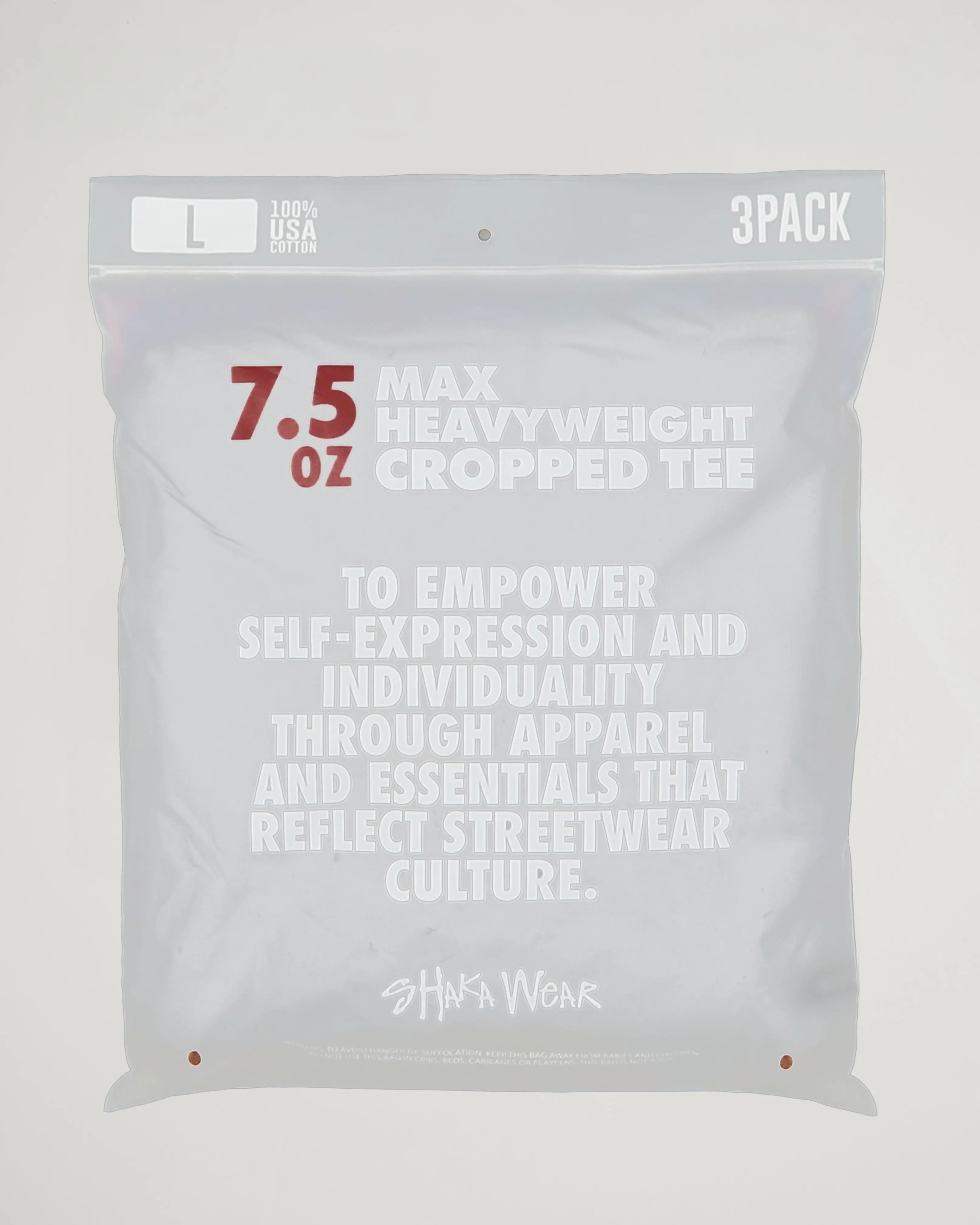 7.5oz Max Heavyweight Cropped Tee - 3-Pack