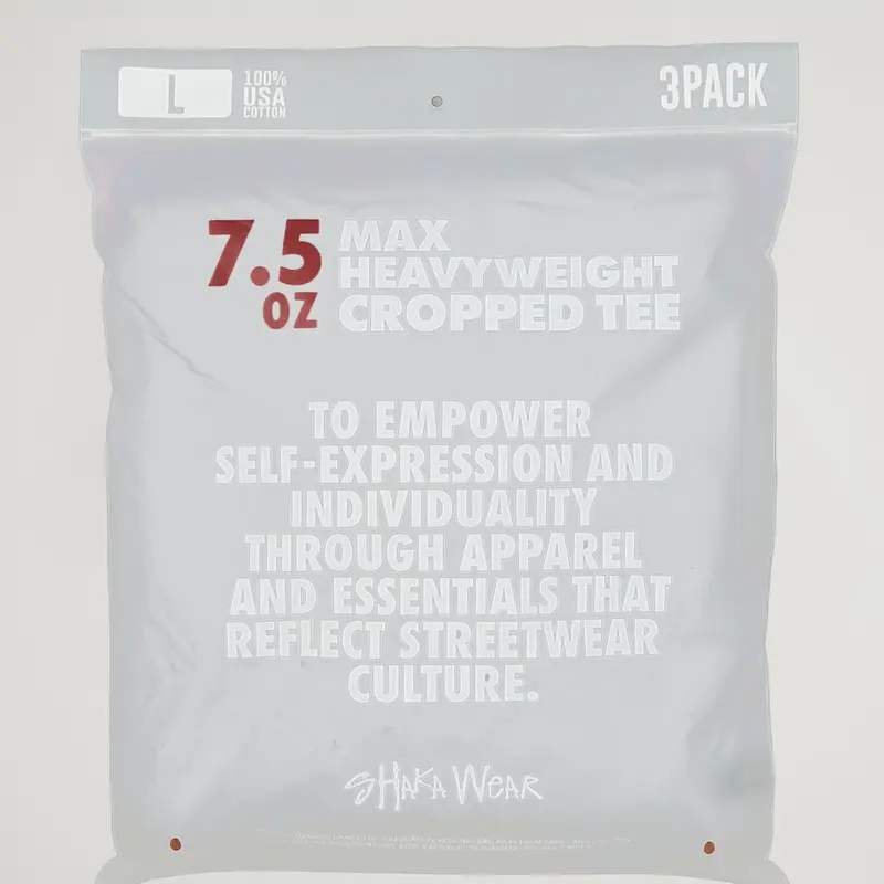 7.5oz Max Heavyweight Cropped Tee - 3-Pack