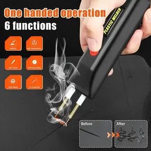 Plastic welding tool kit, plastic welding equipment, handheld plastic welding equipment, portable USB small heat repair kit (including 200 stainless steel welding nails), automotive bumper door crack repair tools