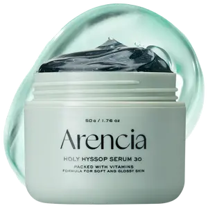 [Arencia Official] Holy Hyssop Serum 30, 1.76oz - Overnight Gentle Moisturizing Serum Formula with Vitamin, Hyssop Extract for Even, Acne Scar Free, Radiant Glass Skin