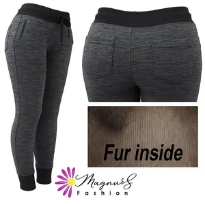 B009-FLEECE LEGGING FOR WOMEN with Fur Inside Soft & Cozy Women's Fleece Leggings for Comfort